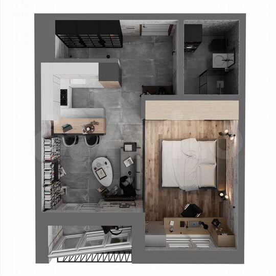 1-к. квартира, 41,6 м², 10/18 эт.