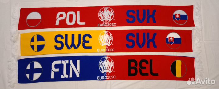 Матчевые шарфы с Евро-2020