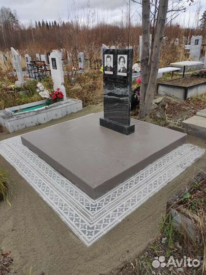 Памятник с установкой, реставрация старых