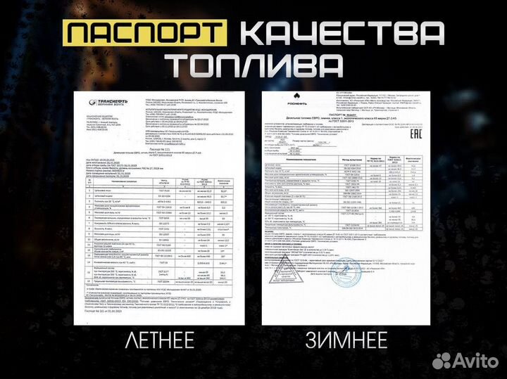 Дизельное топливо Лишенино