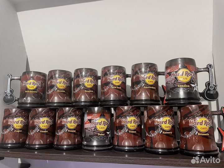 Кружки Hard Rock Cafe пивные