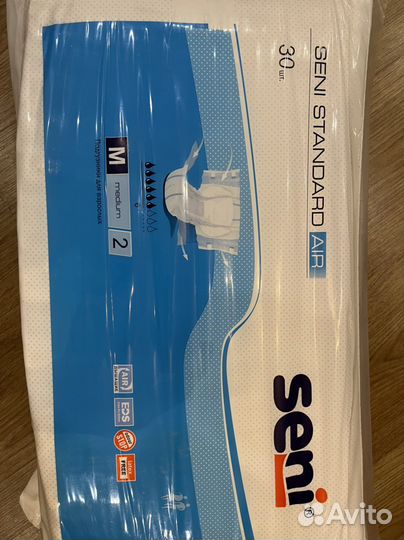 Памперсы для взрослых seni standart medium M