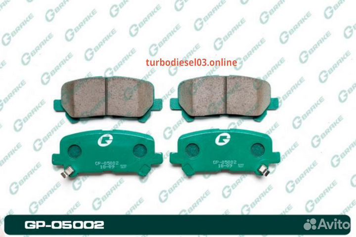 Колодки G-brake GP-05002 GP05002 G-brake