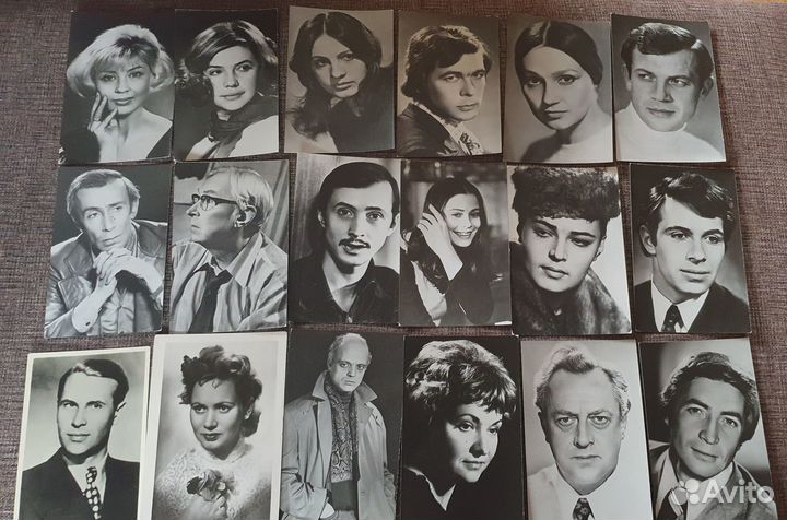 Открытки, Актеры Советского кино