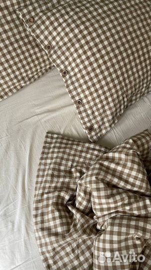 Комплект постельного белья из вареного хлопка