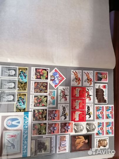 Марки СССР и зарубежные, большая коллекция