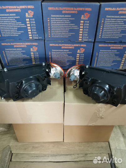 Фары, Ваз 2113-2115 Black, Прозрачное оргстекло