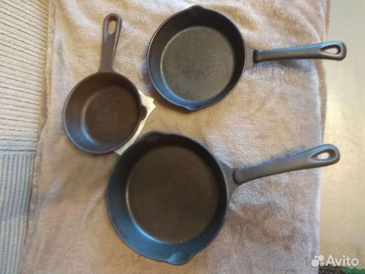 Сковороды 14см.,16см., 19.5см.,мини