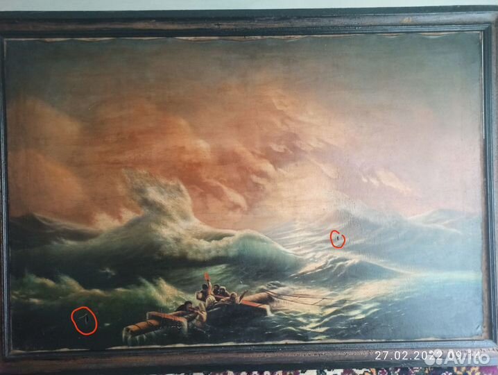 Картина маслом на холсте 