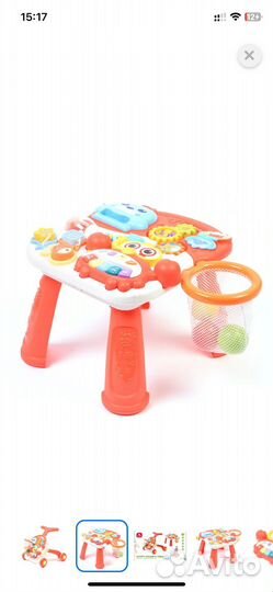 Baby GO игрушка 2в1 ходунки + столик