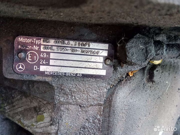 Двигатель Мерседес OM401975