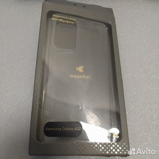 Чехол moonfish для Galaxy A52, силикон прозрачный