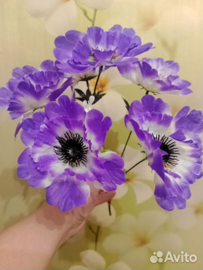 Искусственные цветы букеты маки