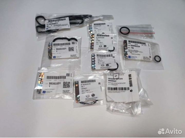 Прокладки теплообменника z18xer z16xer