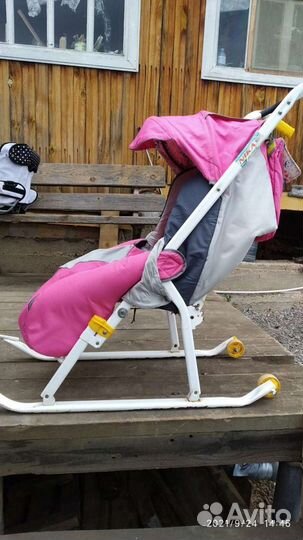 Коляска санки