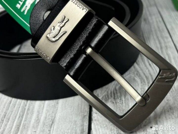 Ремень кожаный Lacoste мужской
