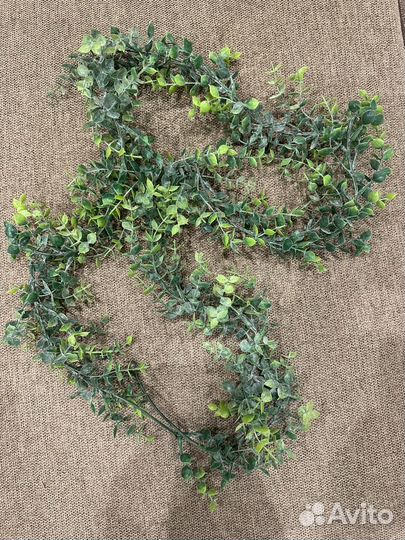 Искусственная зелень гирлянда для декора