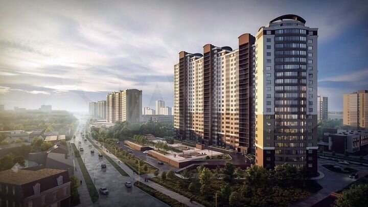 1-к. квартира, 39,1 м², 7/25 эт.