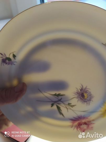 Сервиз Freiberger Porzellan Хризантемы гдр