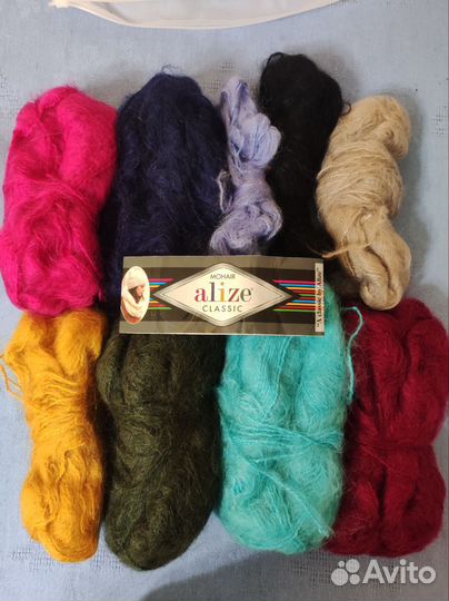 Нитки Alize Mohair classic пакетом