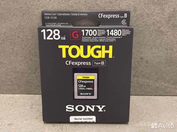 Sony CFexpress Type B 256GB / 128GB R1700/W1480