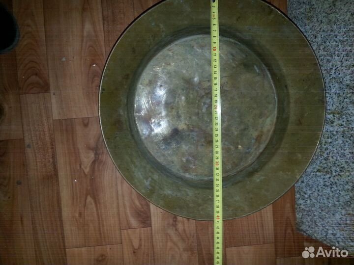 Таз латунный, старинный