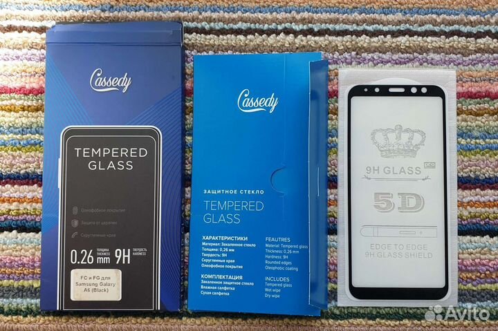 Защитное стекло samsung A6