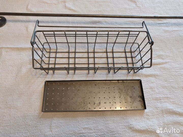 Рейлинг и корзина Bygel (IKEA) для кухни