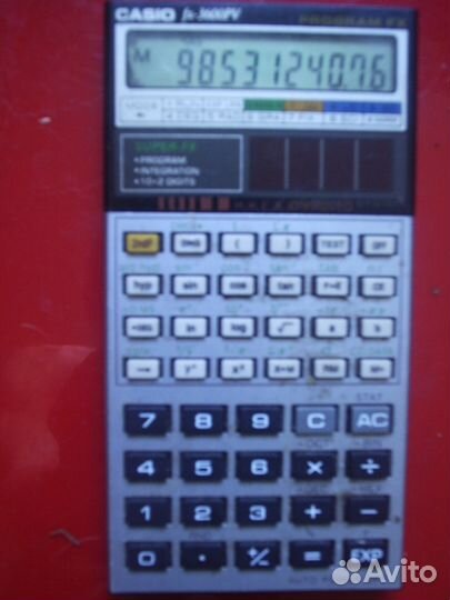 Счётная машинка для высшей математики Casio