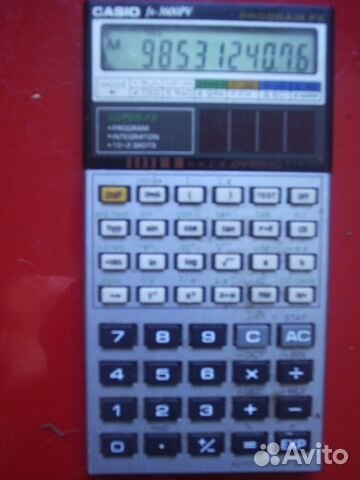 Счётная машинка для высшей математики Casio
