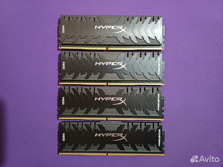 32gb 3600Mhz+ cl16 Kingston HyperX Predator