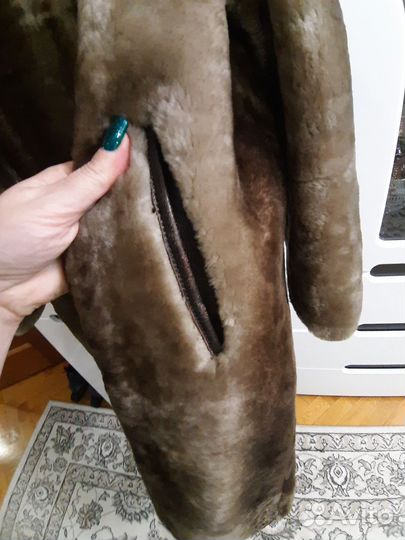 Шуба мутоновая 52 р