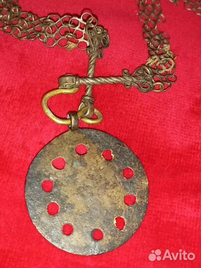 Старообрядческая ладанка с цепью гайтан 1