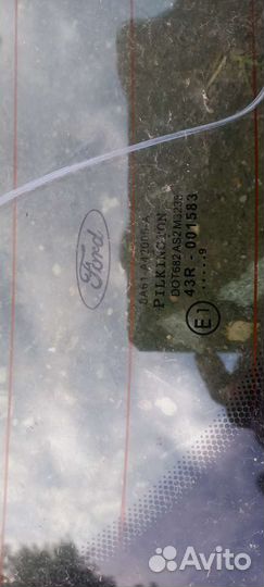 Стекло заднее форд фиеста