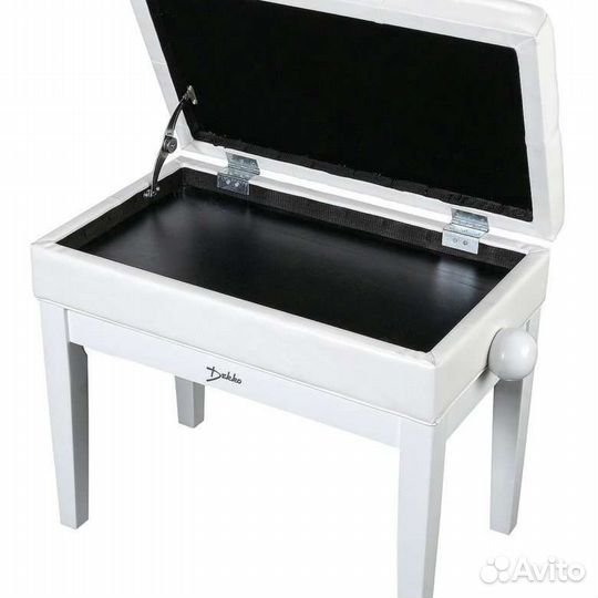 Банкетка для пианино с ящиком, регулировкой