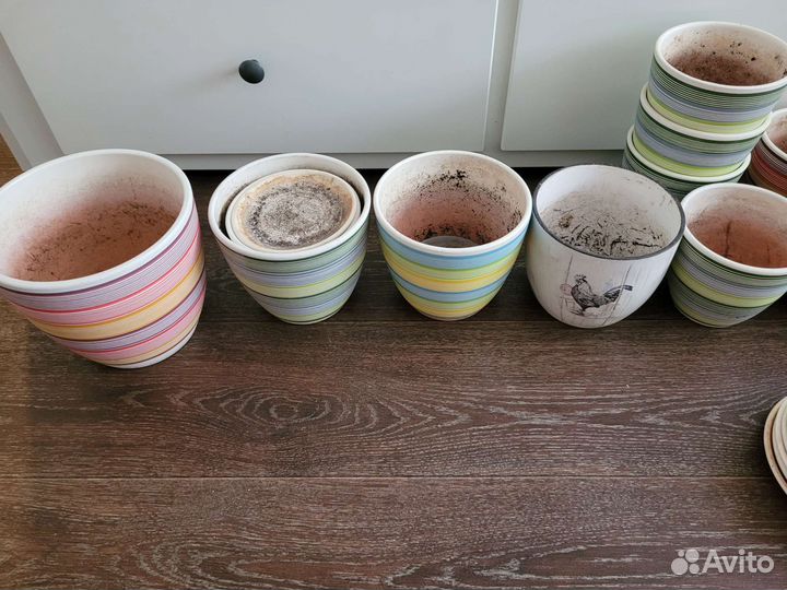Горшки керамические, кашпо горшки для цветов