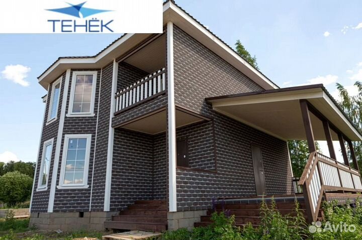 Hauberk фасадная плитка, кирпич Песчаный