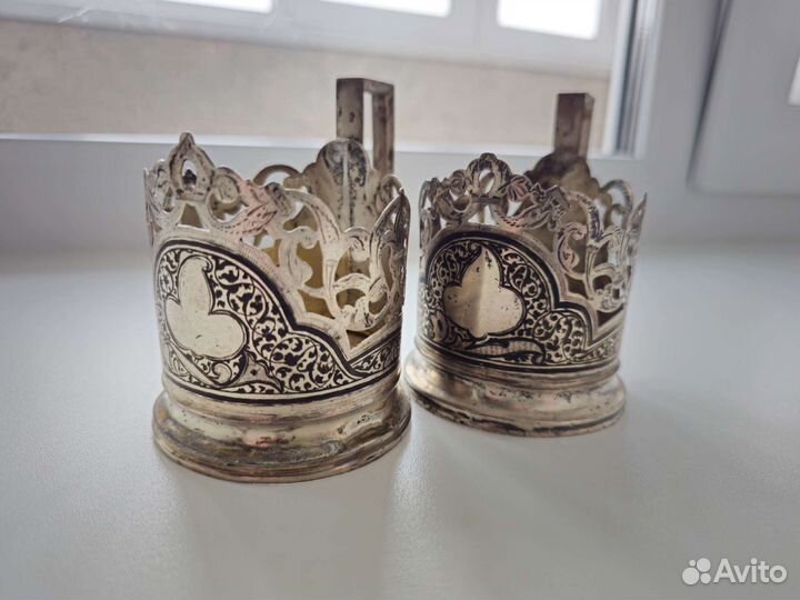 Подстаканник серебряный