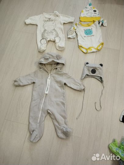 Детские вещи пакетом от 0 до 68