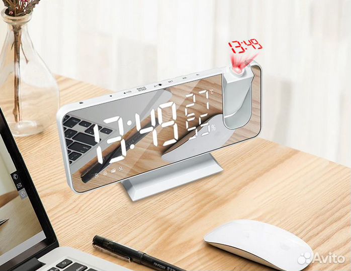 FM-радио + цифровой смарт-будильник / часы