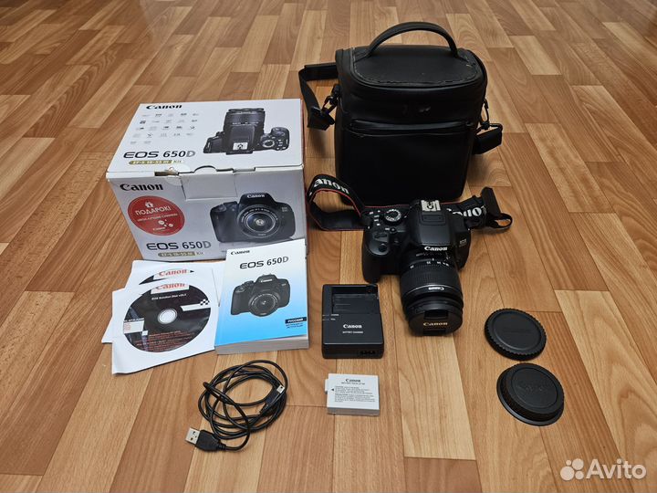 Зеркальный фотоаппарат canon 650d