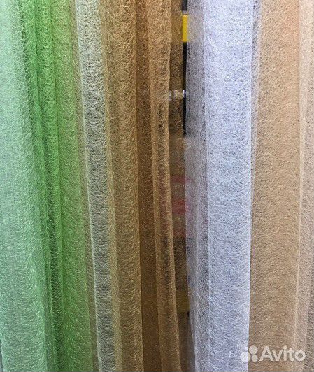 Тюль паутинка, готовые комплекты