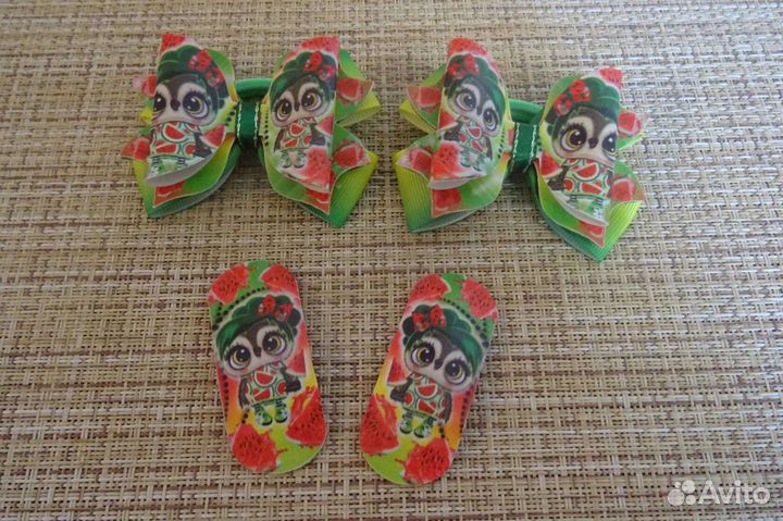 Хит лета Летний набор для девочек (резинки+заколки