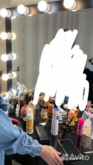 Зеркало гримерной 116см ширина