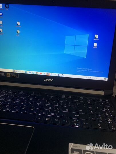 Игровой ноутбук Acer Aspire7 a715-71g-53r6