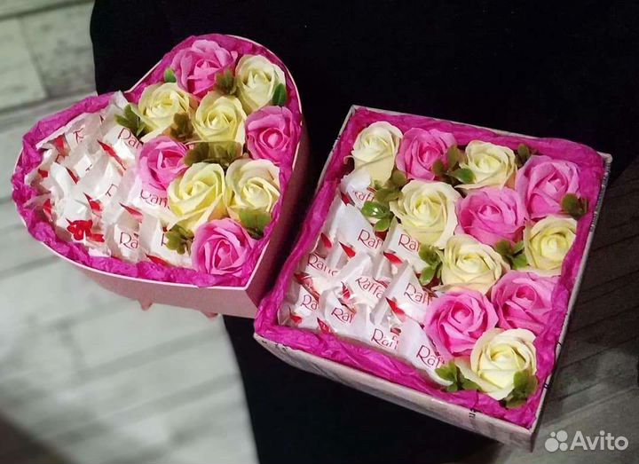 Подарки из мыльных роз