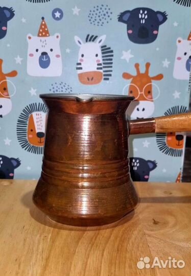 Медная турка-джезва