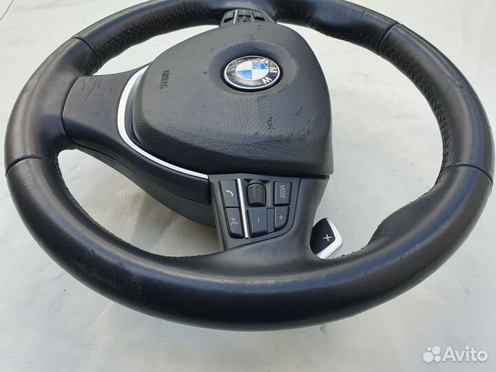 Руль BMW F10 F06 F01 (с лепестками)