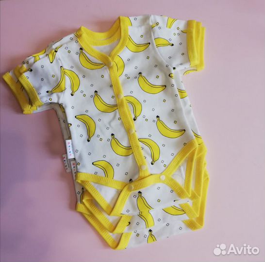 Трикотажные боди 62, 68, 74, 80, 86