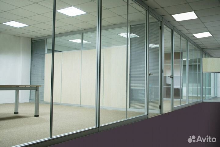 Стационарные перегородки в офис